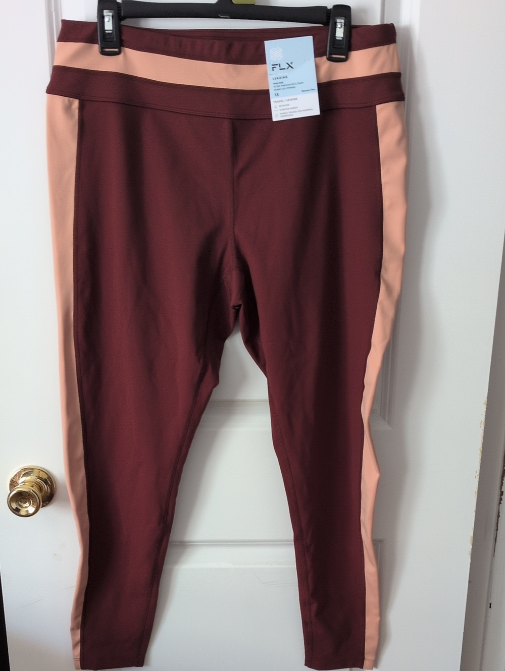 Two Tone Orange Active Leggings